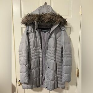 Eddie Bauer women’s down coat.